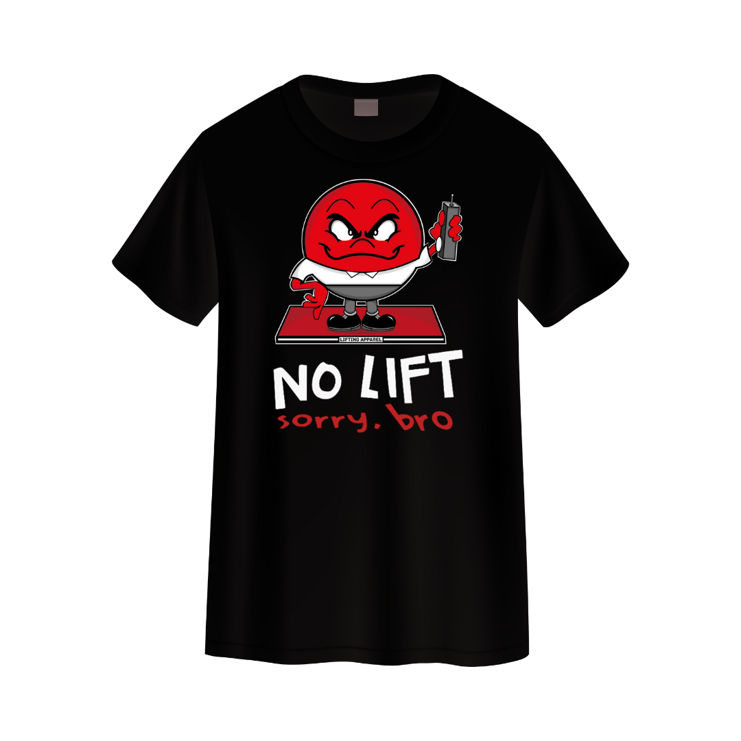 NO LIFT, SORRY BRO!