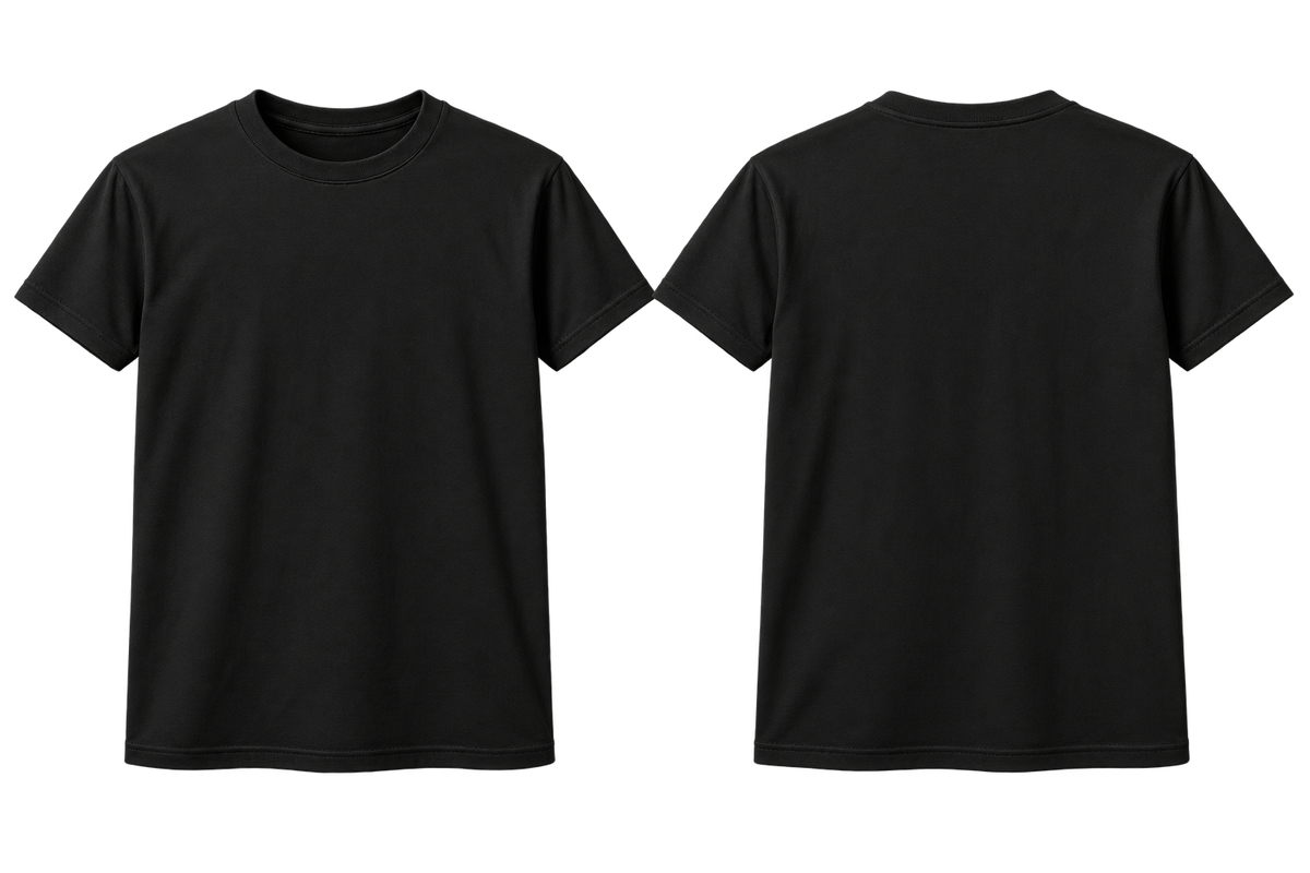 CAMISETA BÁSICA SIN ESTAMPAR PARA CUSTOMIZAR